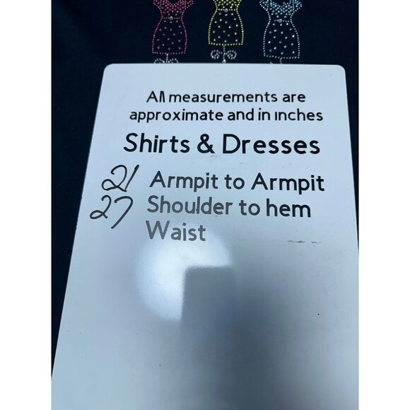 Quacker Factory 3/4 Sleeve Round Neck Embellished T-Shirt Size M - Picture 9 of 9